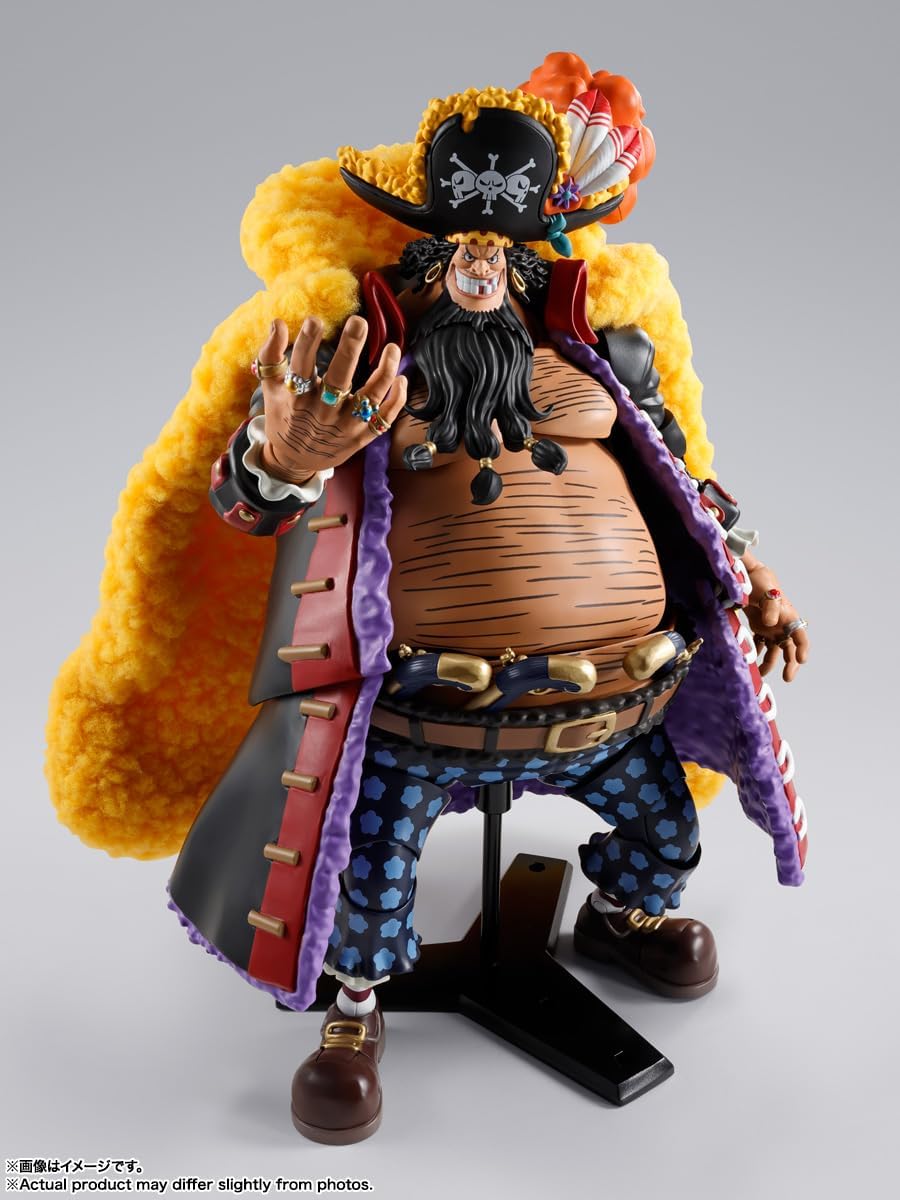 TAMASHII NATIONS S.H. Figuarts ONE PIECE Marshall D. Teach - The Four Kings - Approx. 9.6 inches (245 mm), PVC, ABS, & Fabric, Pre-painted Action Figure
