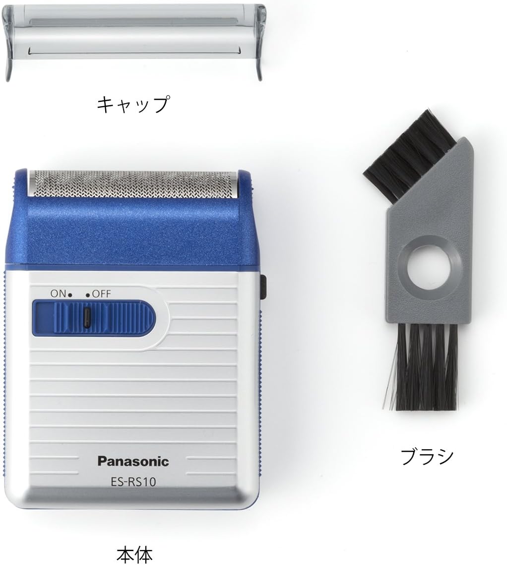 Panasonic ES-RS10-A Men's Shaver, Single Blade, Blue