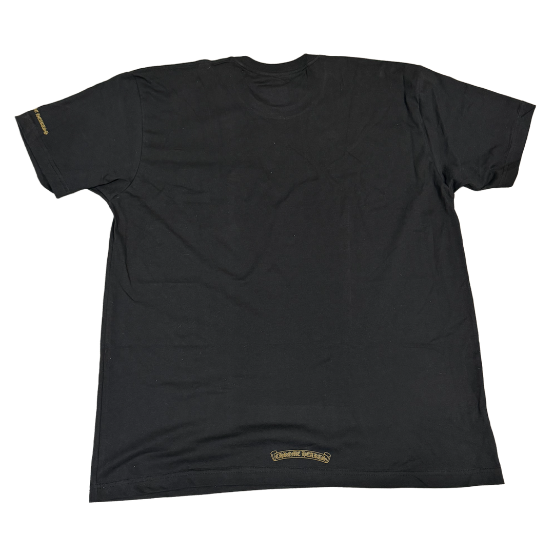 CHROME HEARTS 'OLIVE' COLLAR LOGO TEE