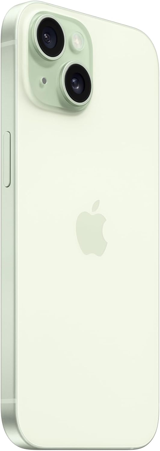 【Refurbished】 Apple iPhone 15, 128 GB, Green, SIM-Free, 5G Compatible (Refurbished)
