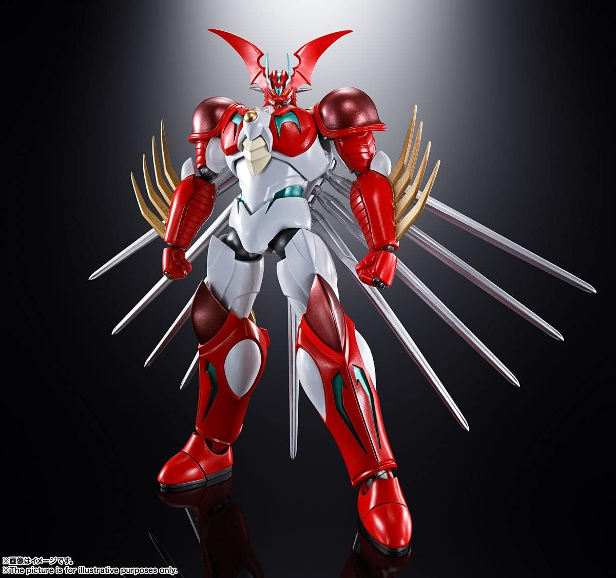 Tamashi Nations Soul of Chogokin GX-99 Getter Arc Approx. 7.5 inches (190 mm), PVC & ABS & Diecast Painted Action Figure