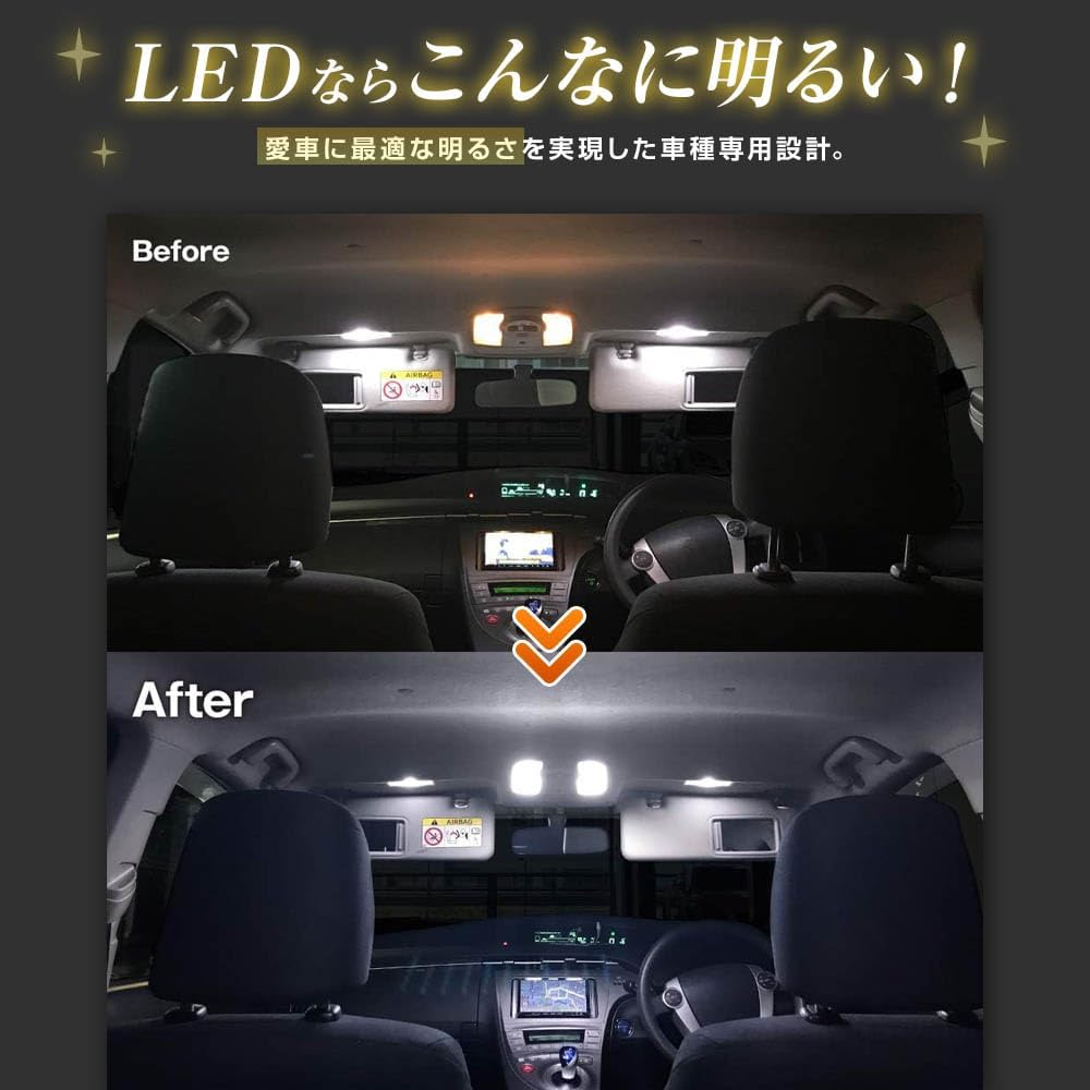 Sphere Light Car LED Room Lamp Set