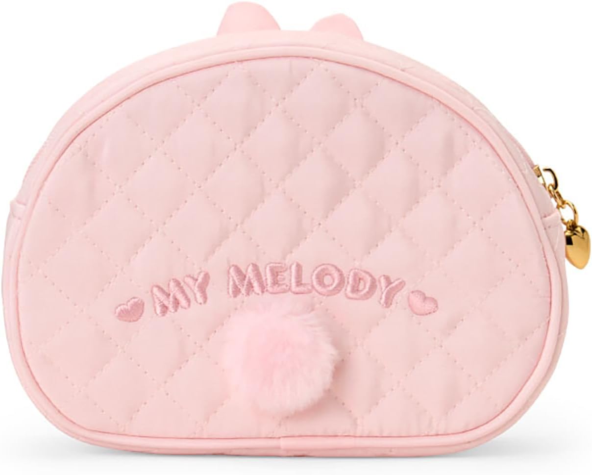 Sanrio 302481 My Melody Pouch (Spring Rabbit) Accessory Case, Makeup Pouch with Inner Pocket