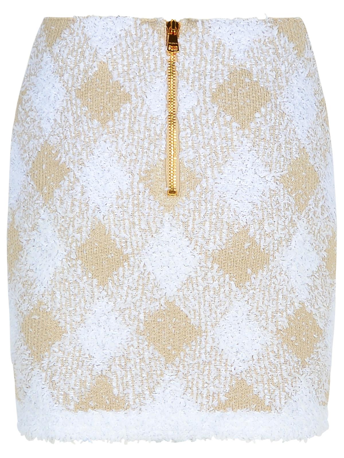 Balmain バルメインベージュポリアミドブレンドスカート - Image 2