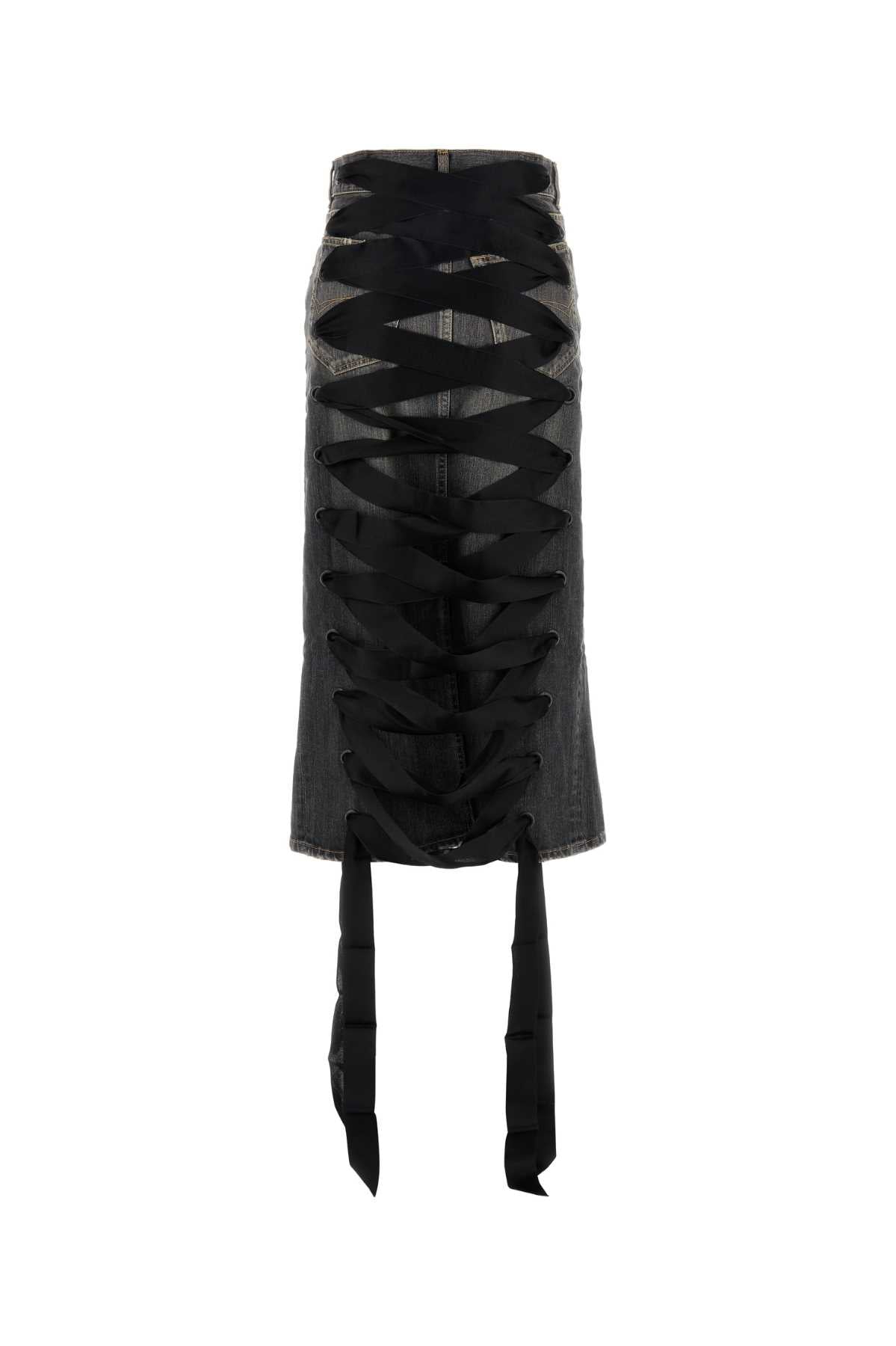 Balenciaga バレンシアガブラックデニムスカート - Image 2