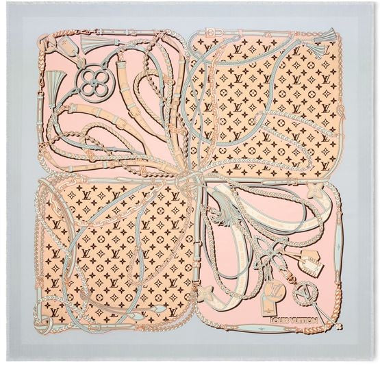 LOUIS VUITTON Mix & Straps Shawl - Image 2