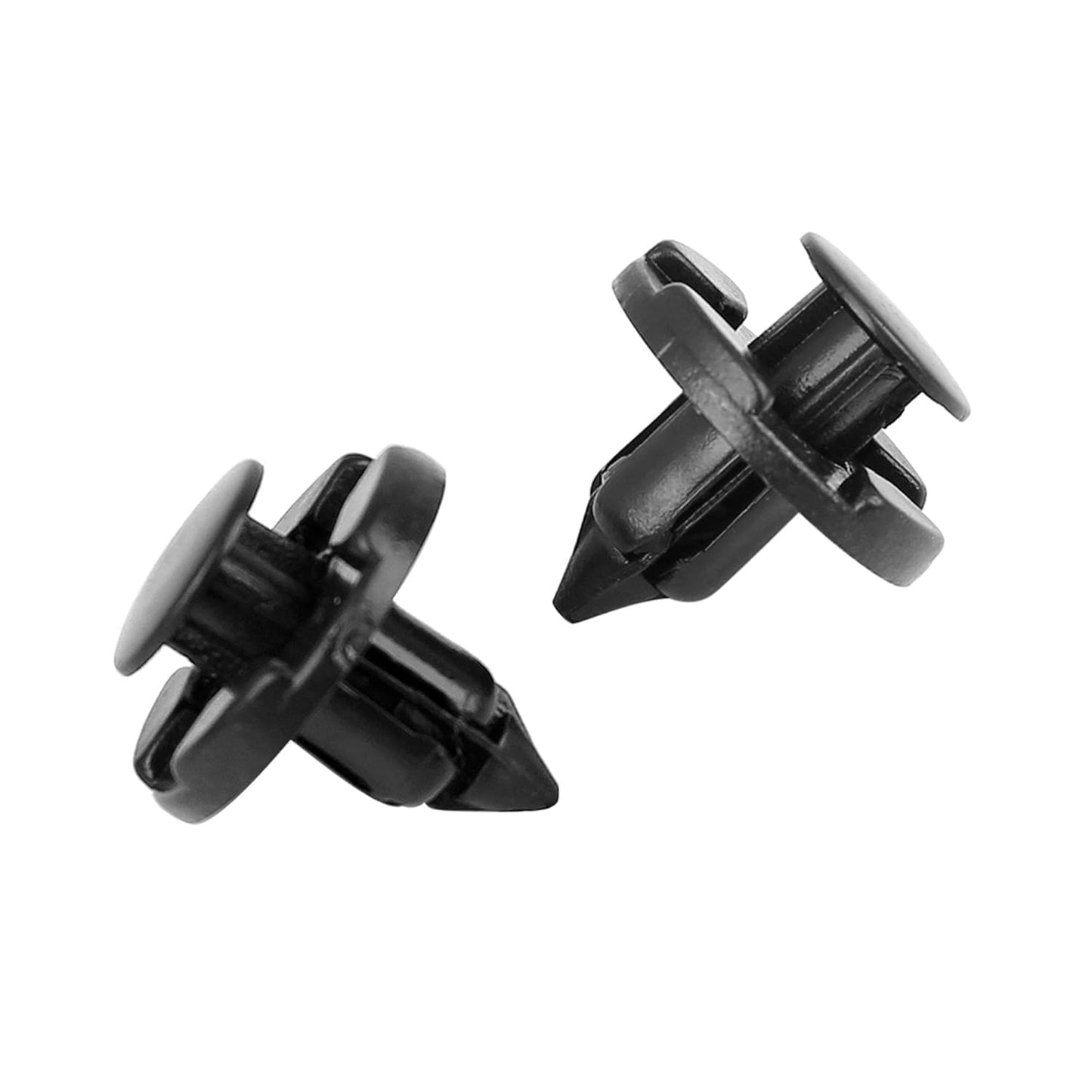 uxcell リベット クリップ ファスナー 8mm 穴径 プラスチック バンパー ブラック 日産に対応 30個入り