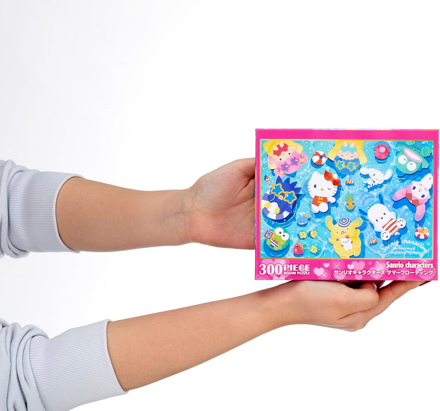 Beverly Sanrio Characters Summer Floating 300-Piece Jigsaw Puzzle (Made in Japan) 300-069