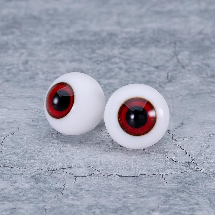 Harmonia bloom Glass Eye Series Winter "Cold Red"