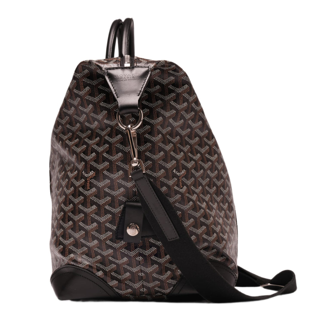 GOYARD 'BLACK' BOWLING 45 DUFFLE BAG