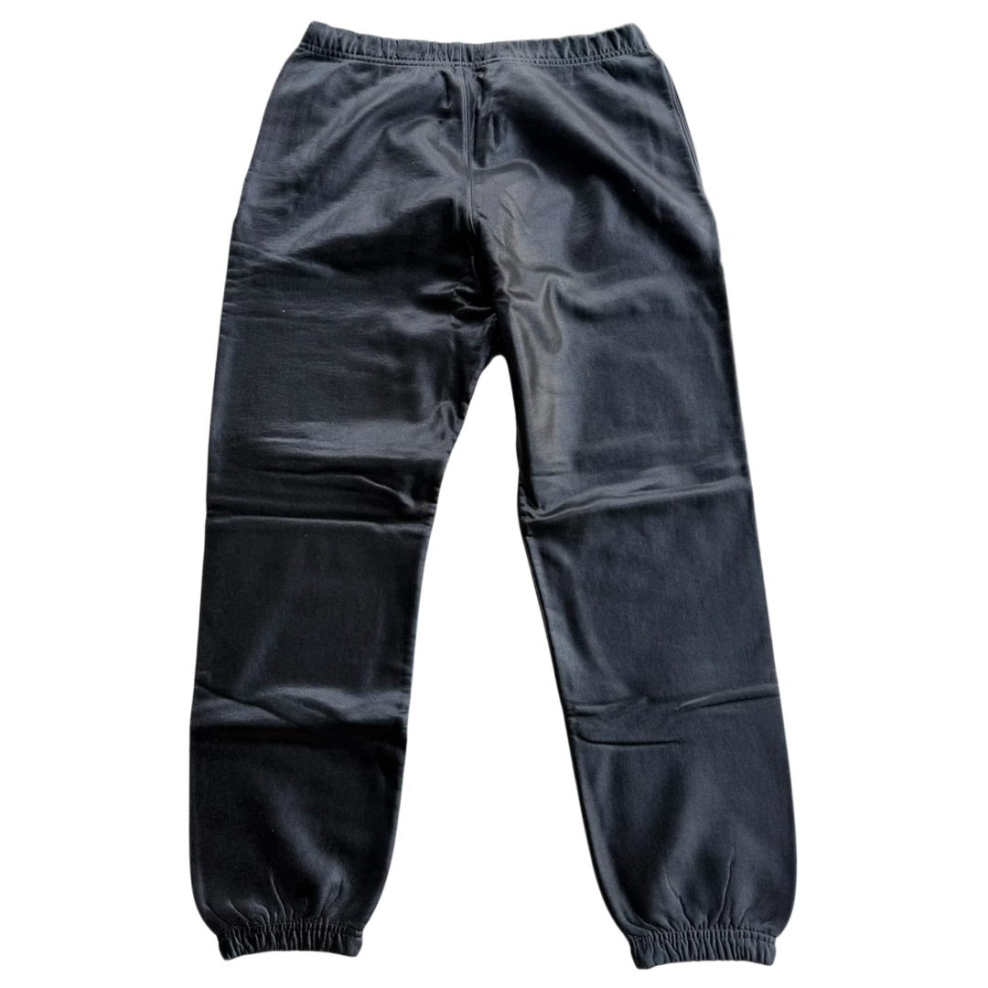 GALLERY DEPT. 'BLACK LOGO' WAXED SWEATPANTS