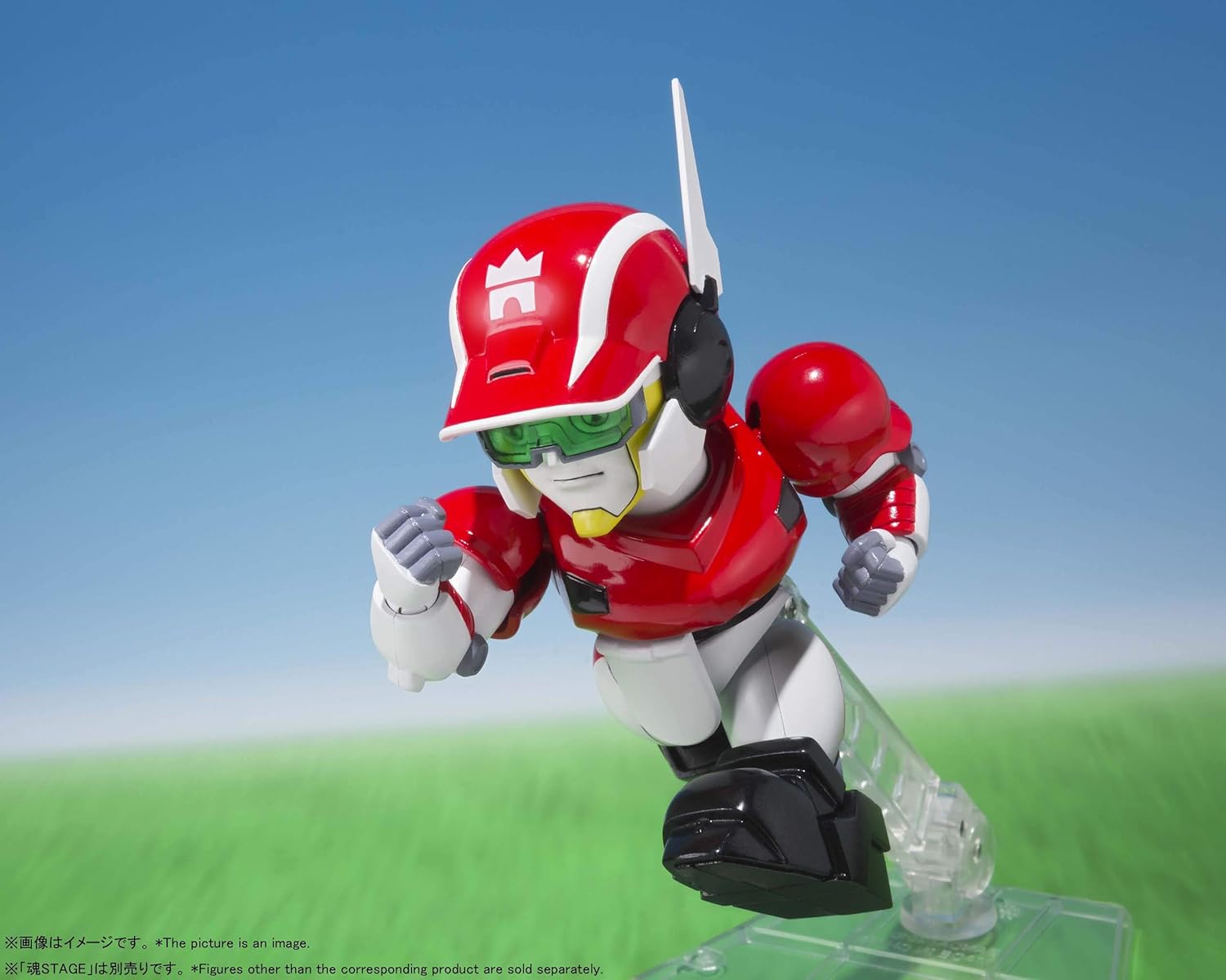 Tamashi Nations Chogokin Shippuki! Iron Leager Magnum Ace Approx. 3.1 inches (80 mm) Die-Cast ABS & PVC Pre-Painted Action Figure