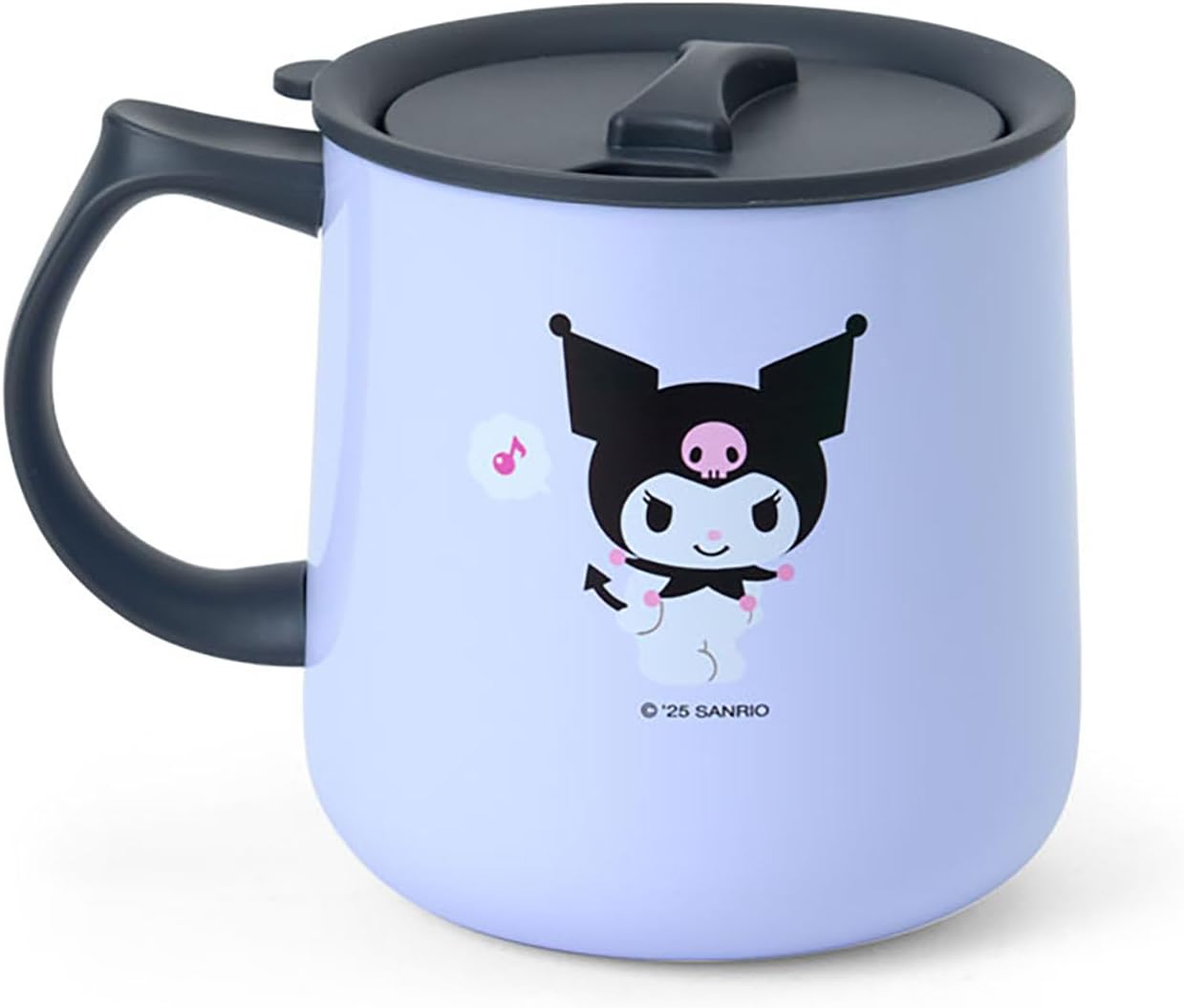 Sanrio 297020 Stainless Steel Mug with Lid, Chromi, Body: Stainless Steel Copper (Acrylic Resin Coating), Lid (Drinking Mouth) Handle: Polypropylene, Gasket/Bottom Surface: Silicone Rubber, Heat