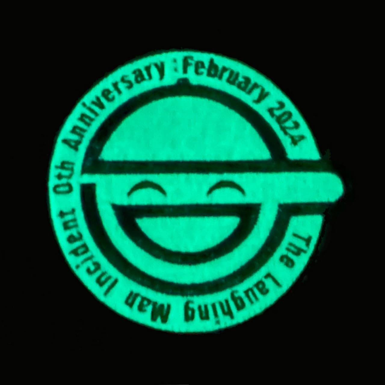 Ghost in the Shell S.A.C. Series Laughing Man Luminous Patch (Removable)