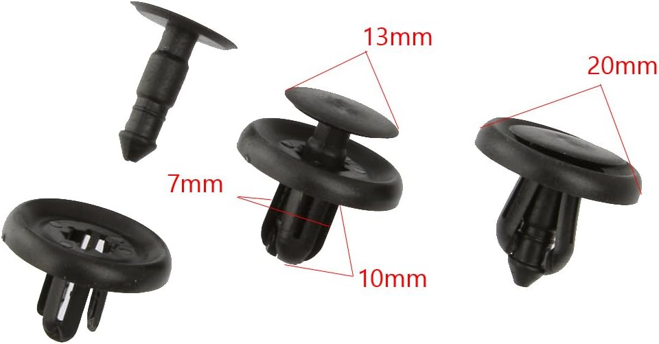 KOZEEY Push Engine Under Cover Retaining Clip Fastener For Toyota About 30pcs