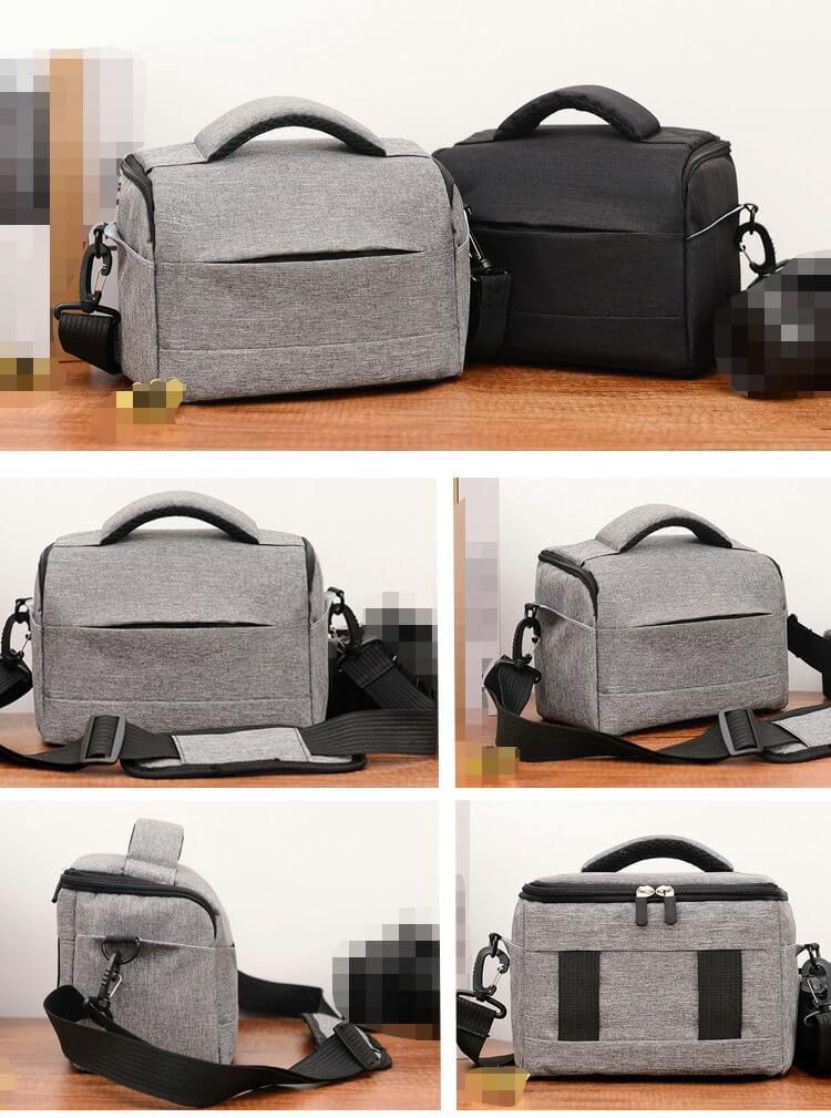 CYBERGARAGE COOLPIX P1100 REF Camera Bag, Men's, Camera Bag, Shoulder Handbag, Shoulder Strap, Compatible with DSLR and Lens Storage, Camera Case, Camera Bag, Belt Loop, Nikon Coolpics P1100, SLR