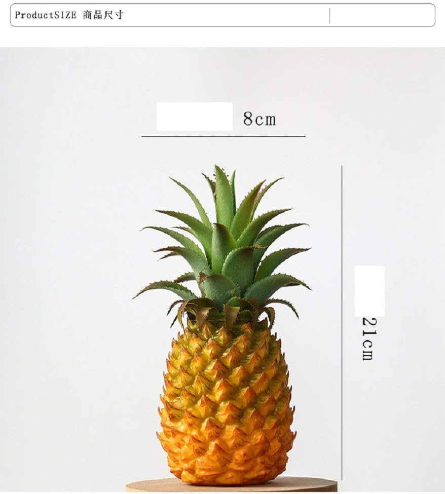Mythological Square, Pineapple, Fruit Food, Sample Model, Okinawa, Hawaii, Tropical Restaurant, Cafe, Coffee Shop, Display, Exhibition, Real, Exhibition, Real, Exquisite, Realistic Artisan Craft