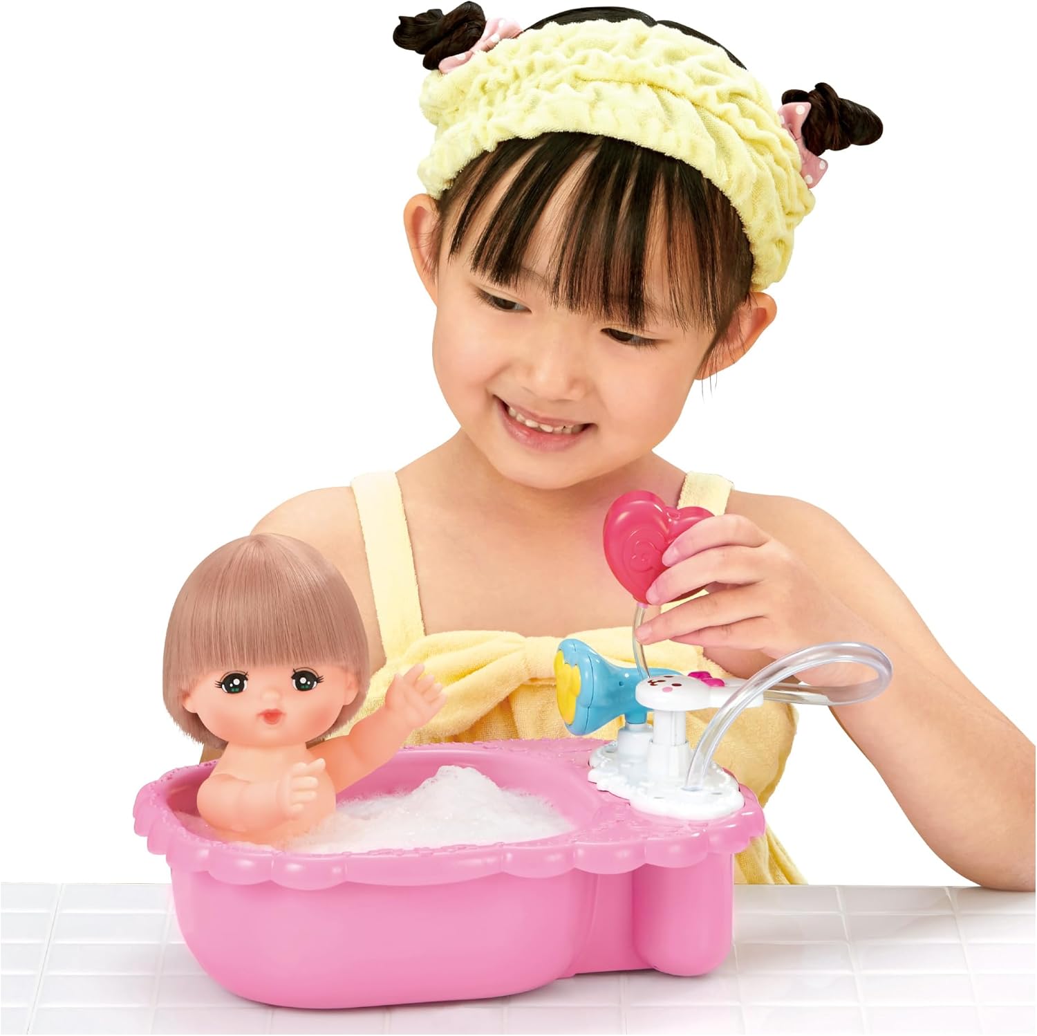 PILOT Mell-chan Care Accessory, Love-to-Care Bathtub, For Ages 3 and Up