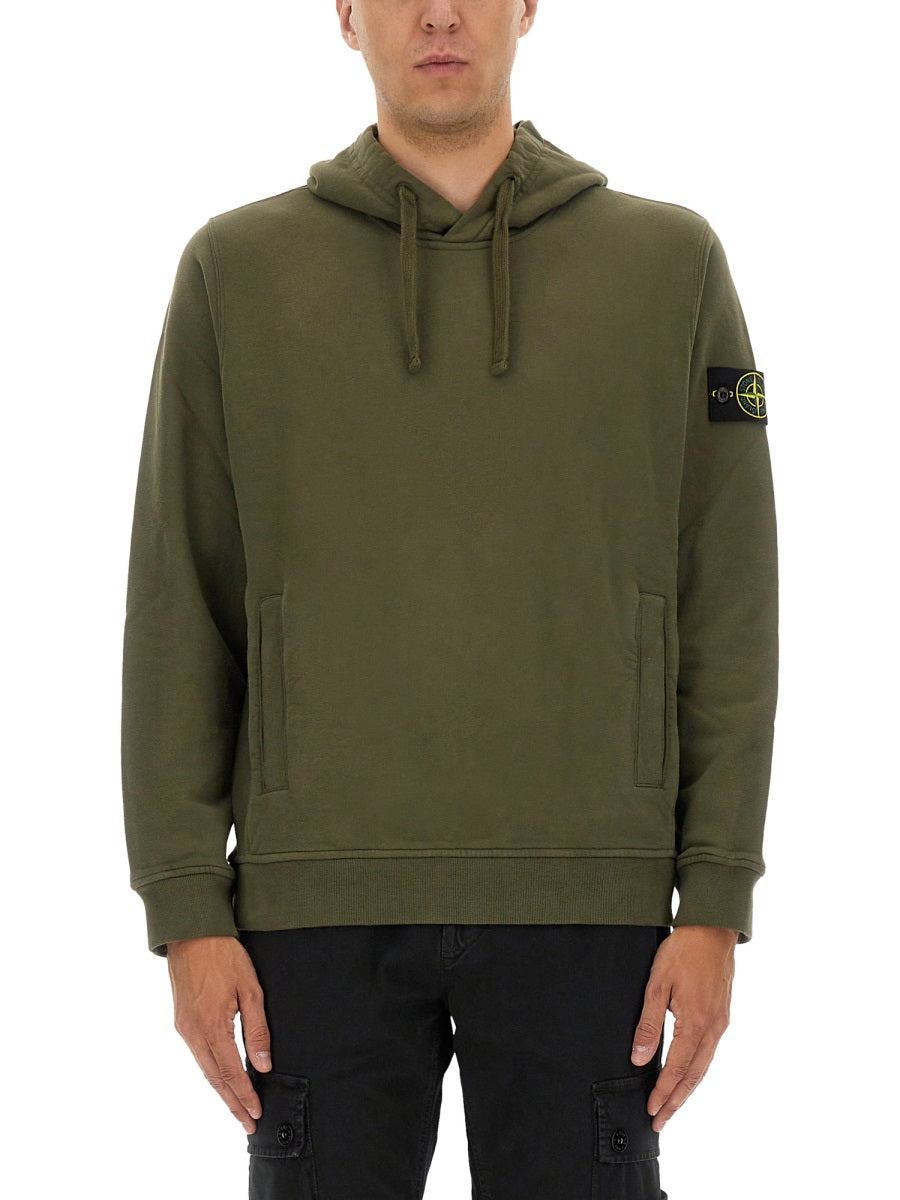 Stone Stone Island Cotton Hoodie - Image 2