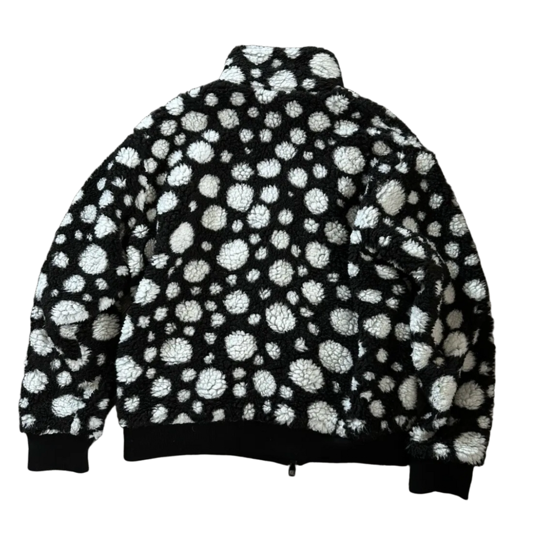 LOUIS VUITTON X YAYOI KUSAMA 'INFINITY DOTS' BLACK/WHITE ZIP UP FLEECE