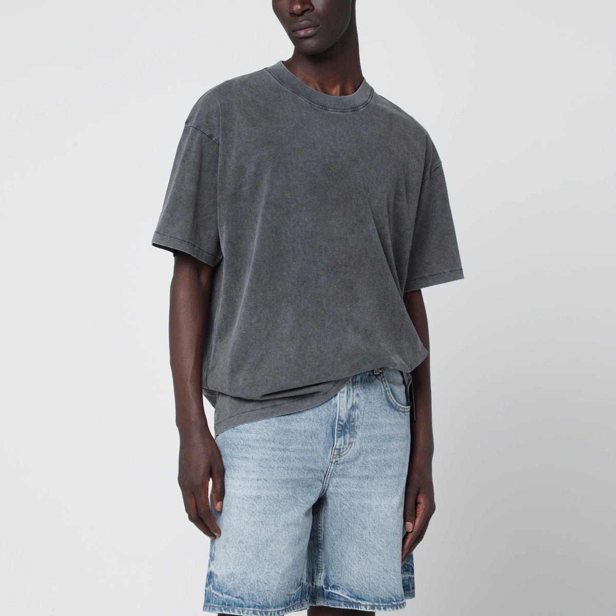 Represent Represent ヴィンテージ グレー クルーネック T シャツ - Image 2