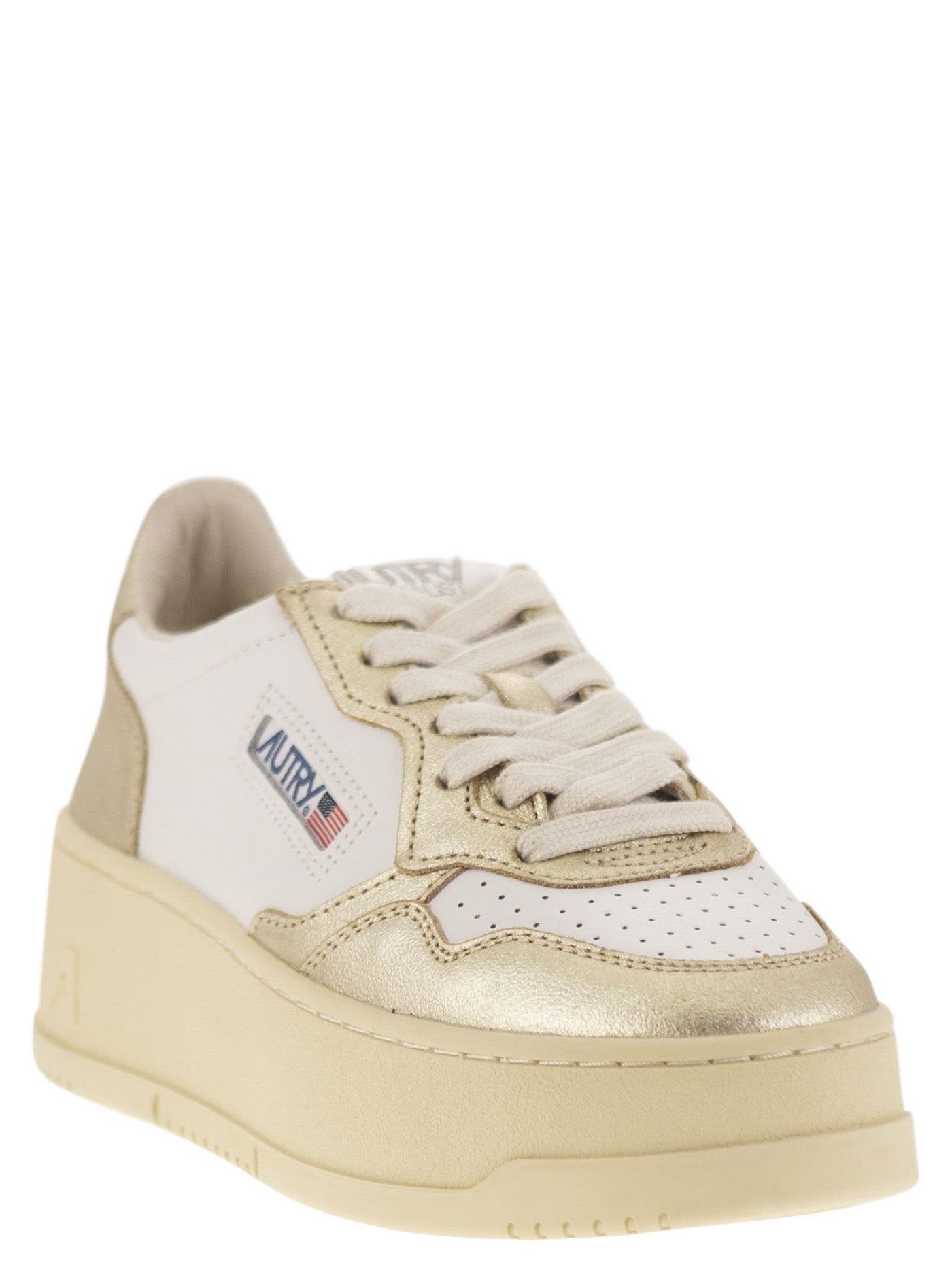 Autry Medalist Platform Leather Trainers - Image 2