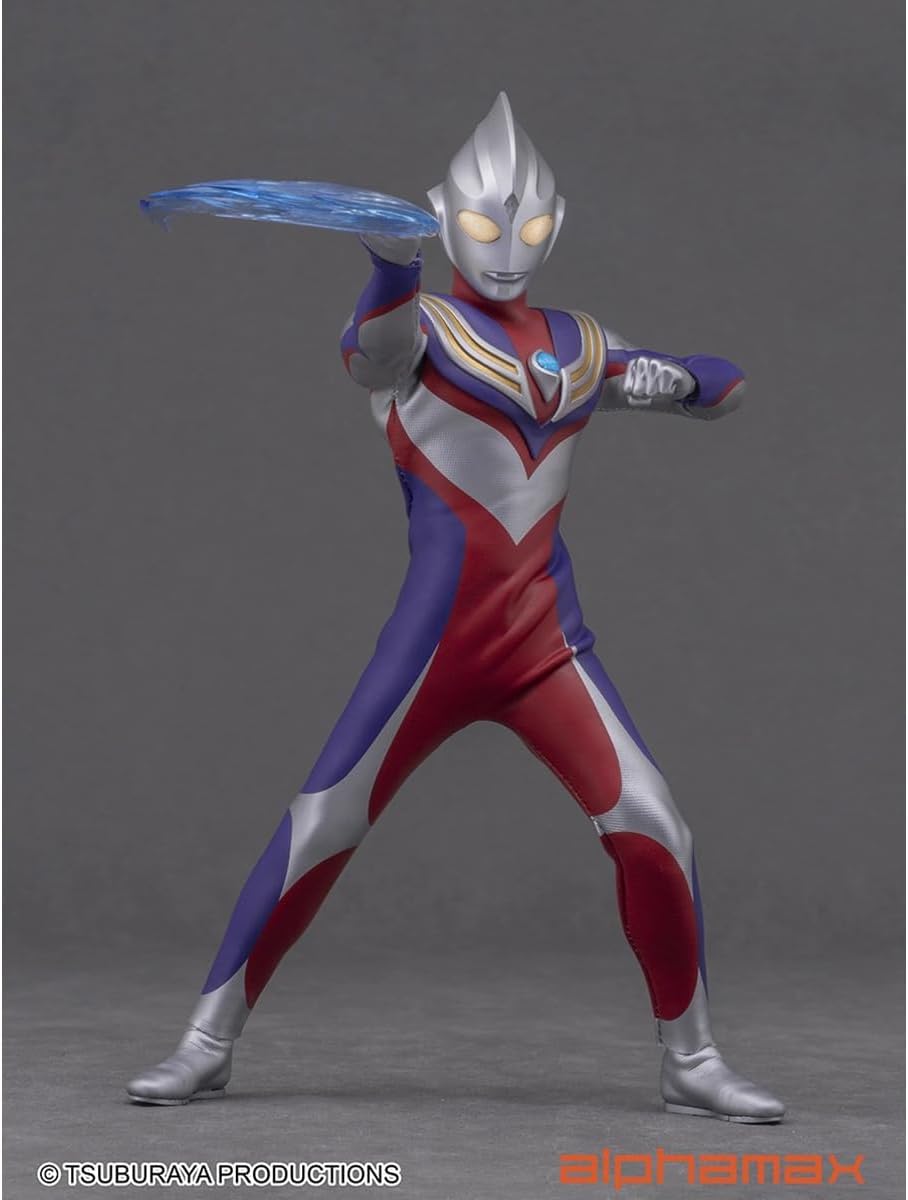 HiPlay Alphamax Ultraman Tiga 2.0 Action Figure, Painted, Finished Product