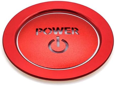 Toyota Prius/PRIUS 60 Series Engine Start Button Switch Cover Exclusive Design Genuine Replacement Cover Switch Interior Accessory Dress Up Custom Item (Red)