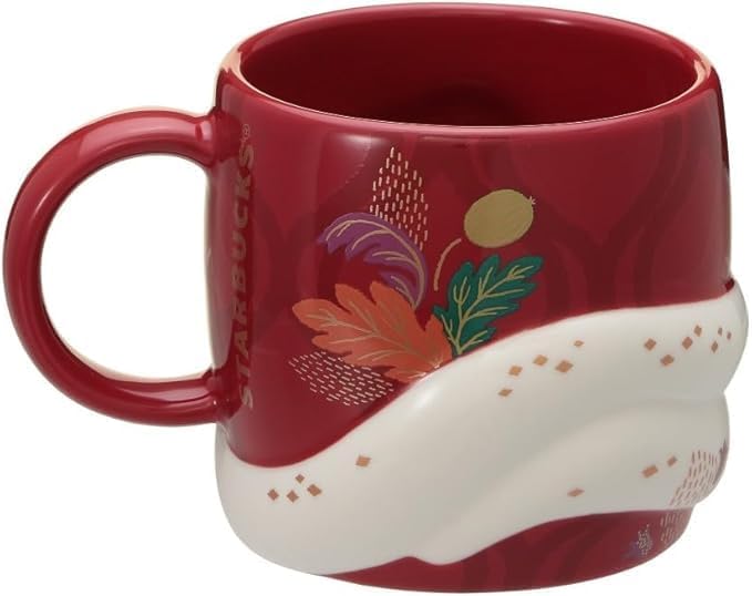 Starbucks New Year Mug, Snake, 12.0 fl oz (355 ml), Staba Coffee Mug, Mug, New Year, 2025, Starbucks Japan, Authentic Snake, New Year, New Year, Limited Cup, Cup, Red, Red