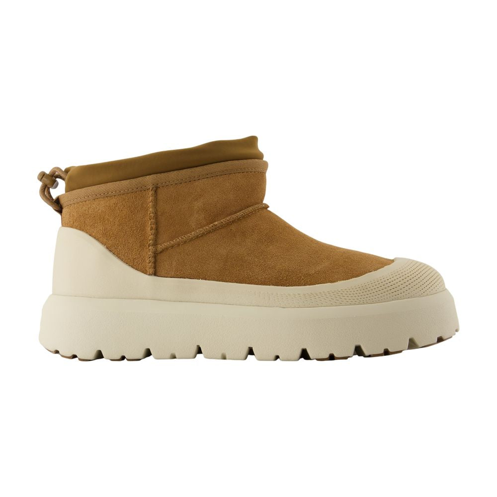 Ugg Cl ウルトラ ミニ ウェザー ハイブリッド アンクル ブーツ Ugg レザー ブラウン - Image 2