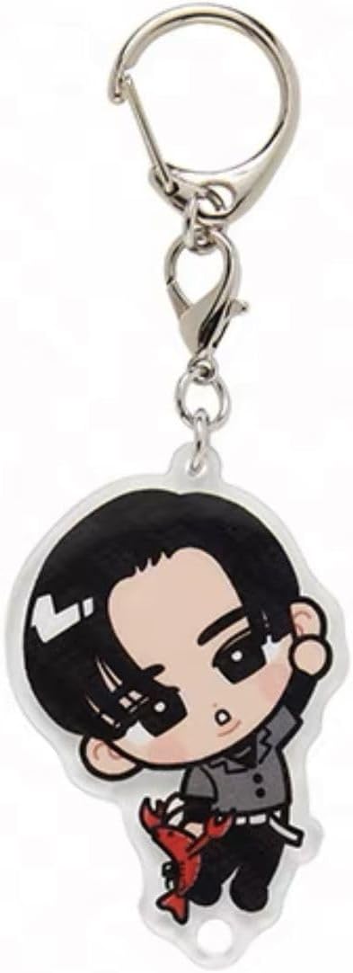 Mrsderi Snow Man Ren Meguro Keychain, Snow Man Merchandise, Hikaru Iwamoto, Sakuma, Anime, Cute, Idol Fan Merchandise, Phone Strap, Key Ornament, Unofficial