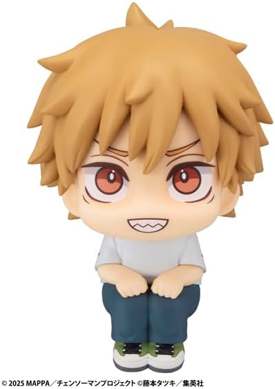 MegaHouse Rukupu Movie Version "Chensorman Reze Version" Dengi Plain Clothing Version, Approx. 4.3 inches (110 mm), PVC Resin Pre-Painted Action Figure
