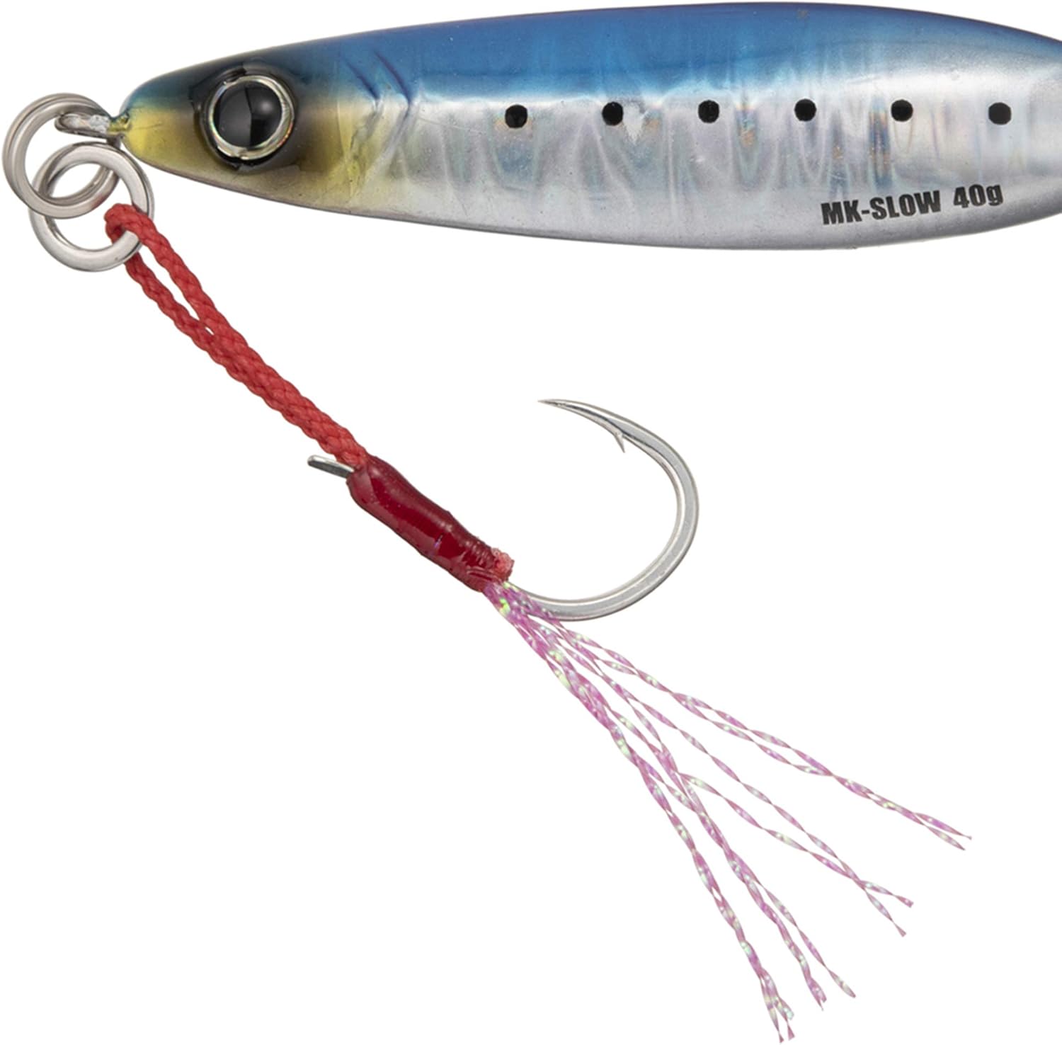 Major Craft Maki Jig Slow, Spinning Metal Jig, 0.7 oz (20 g), 1.1 oz (30 g), 1.4 oz (40 g), 2.1 oz (60 g)