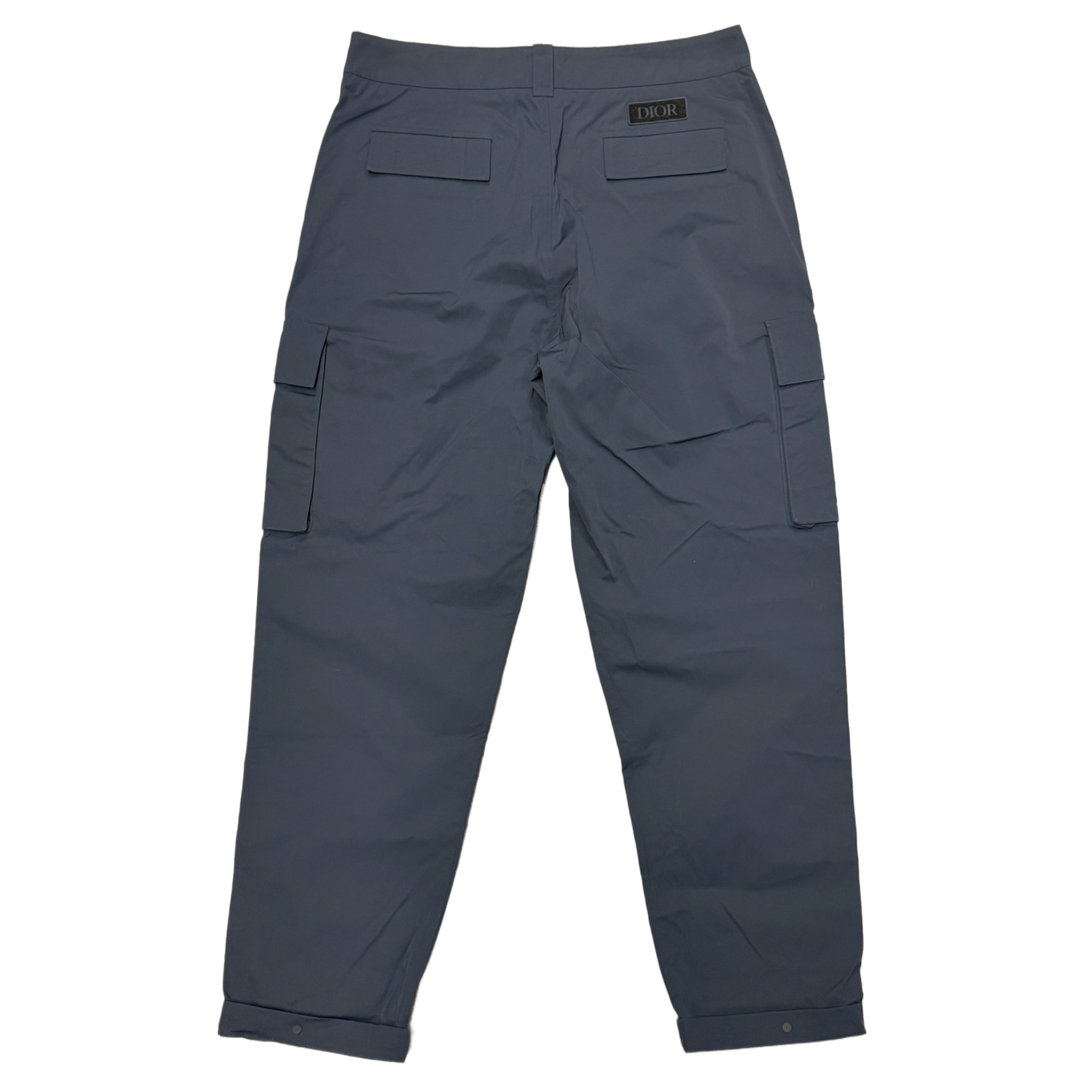 DIOR 'NAVY' NYLON CARGO PANTS