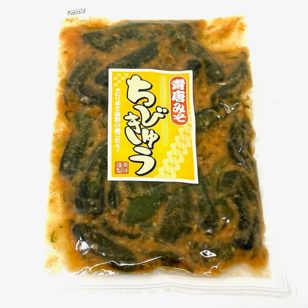 Pickles Chibi Cucumbers, 2 Bags (7.8 oz (220 g) per bag) [Pickled Cucumber from Blue to Miso] Spicy, Polypoly Chewy [Room Temperature Flight]