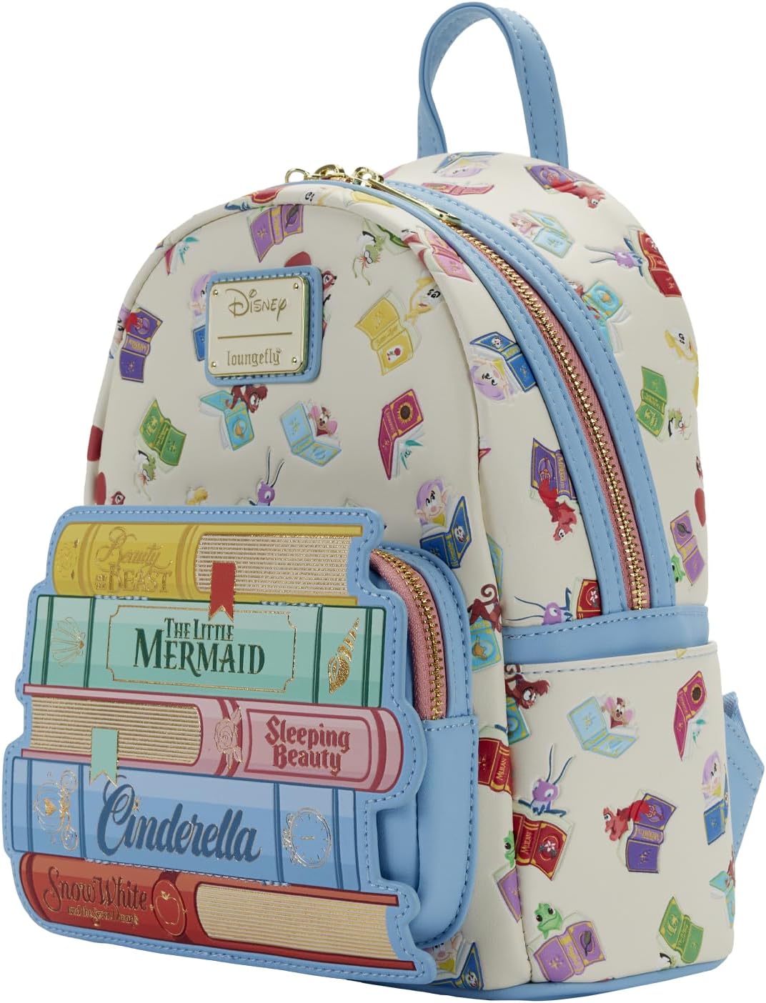 Disney by Loungefly Princess Books Classics Backpack, Multi-Colour, WDBK2229