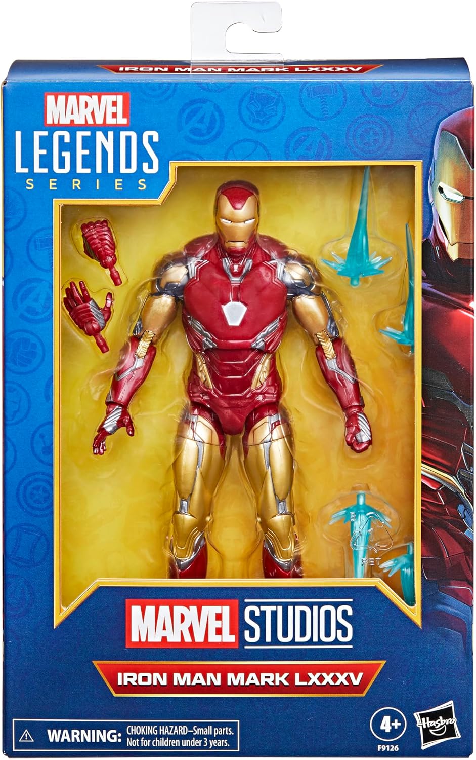 Hasbro Marvel Legends Series Iron Man Mark LXXXV, Avengers: End Game Collection 6 Inch Action Figure F9126 Authentic