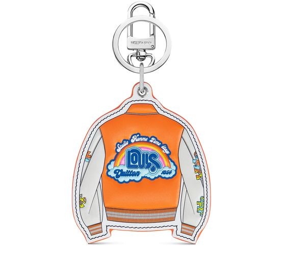 LOUIS VUITTON LV Varsity Jacket Bag Charm & Key Holder - Image 2