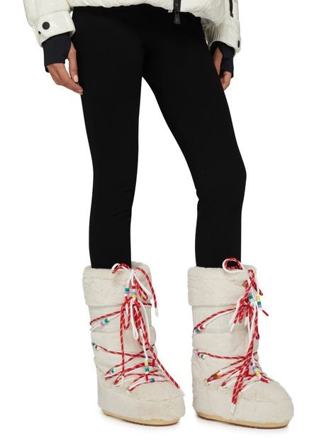 MOON BOOT アイコン フェイクファー ビーズ ブーツ - Image 2