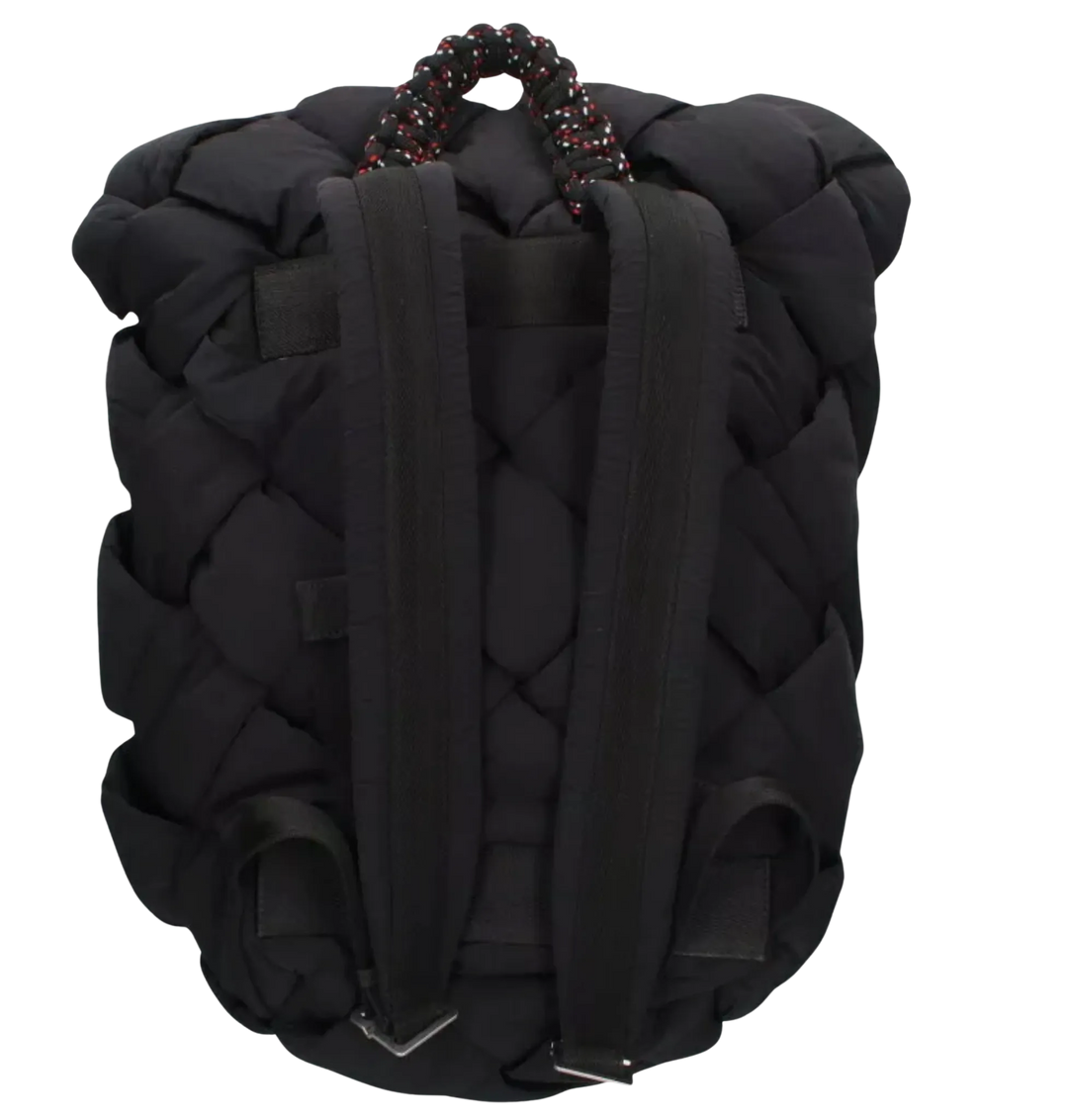 BOTTEGA VENETA 'BLACK' PADDED NYLON CASSETTE BACKPACK