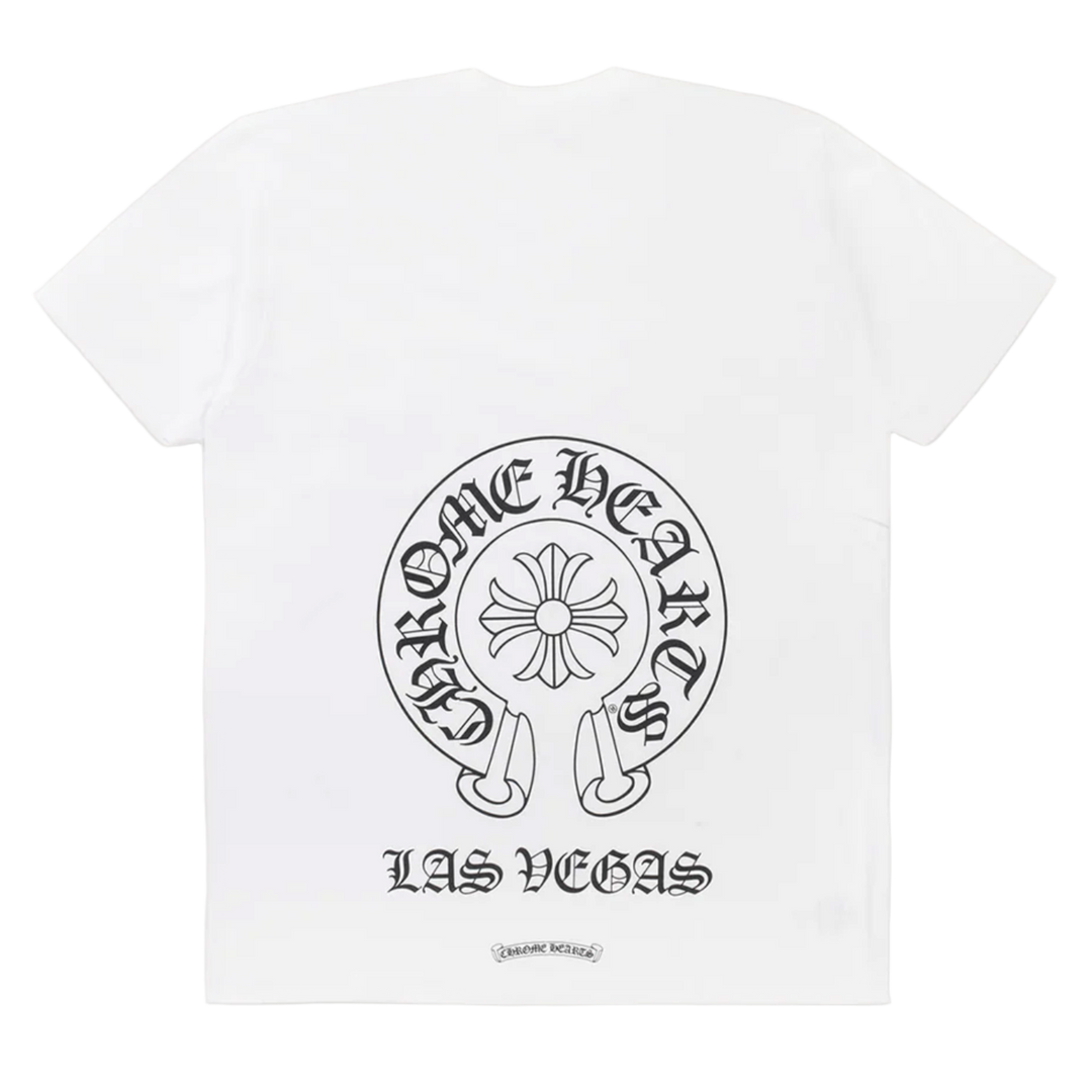 CHROME HEARTS 'LAS VEGAS' HORSESHOE WHITE TEE