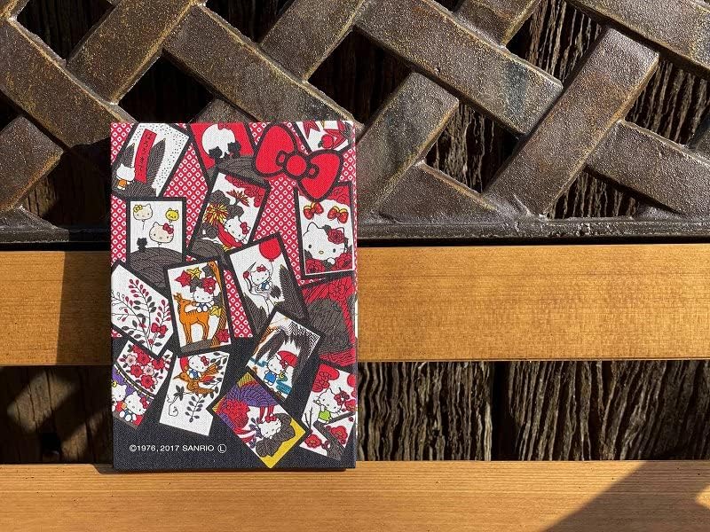 ハローキティ御朱印帳【花かるた】 蛇腹タイプ