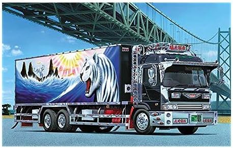青島文化教材社 1/32 大型デコトラ No.87 椎名急送 猛虎襲来 保冷車