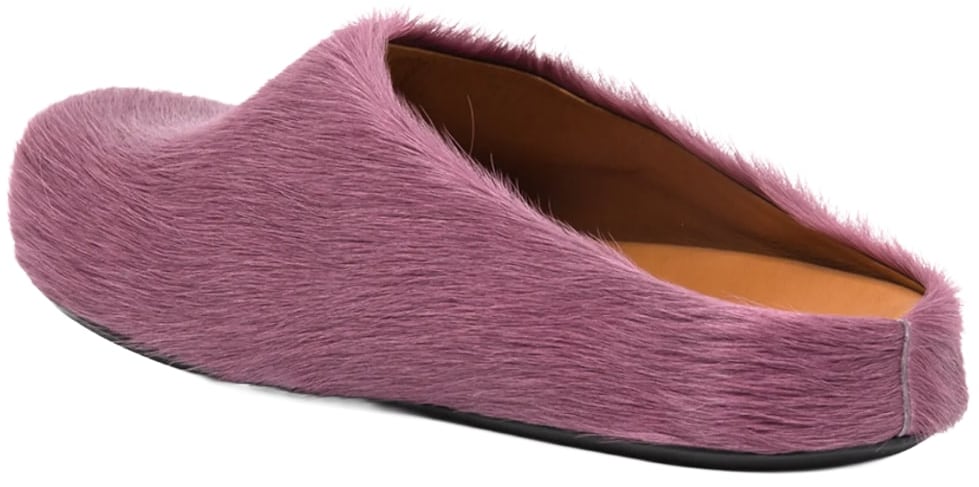 MARNI 'PURPLE' SABOT SLIPPERS