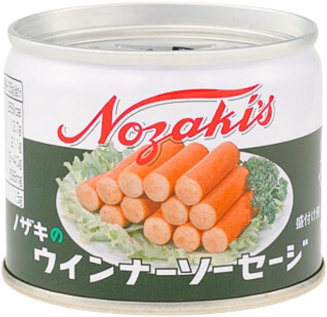 Canned Hot Dogs 6-Pack Canned Hot Dogs Commercial Use Bulk Buy Meat 105g Hot Dogs Sausage Storage Reserve Convenient