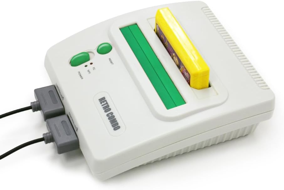 【コロンバスサークル】（FC/SFC用互換機）レトロコンボ GREEN - ファミコン/スーパーファミコン互換機