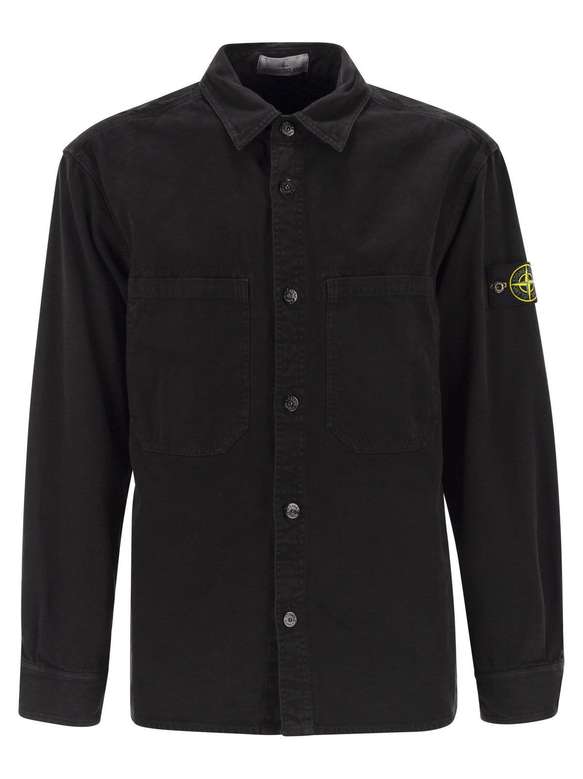 Stone Stone Island 胸ポケット付きの快適なオーバーシャツ - Image 2