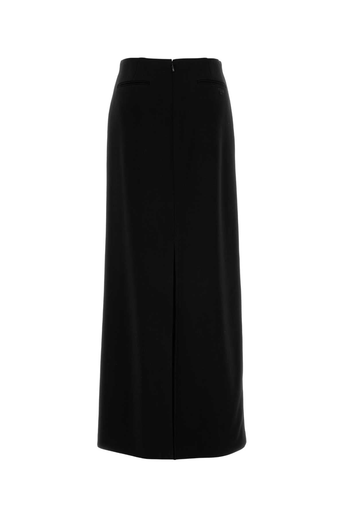 Fendi フェンディブラックストレッチキャディスカート - Image 2