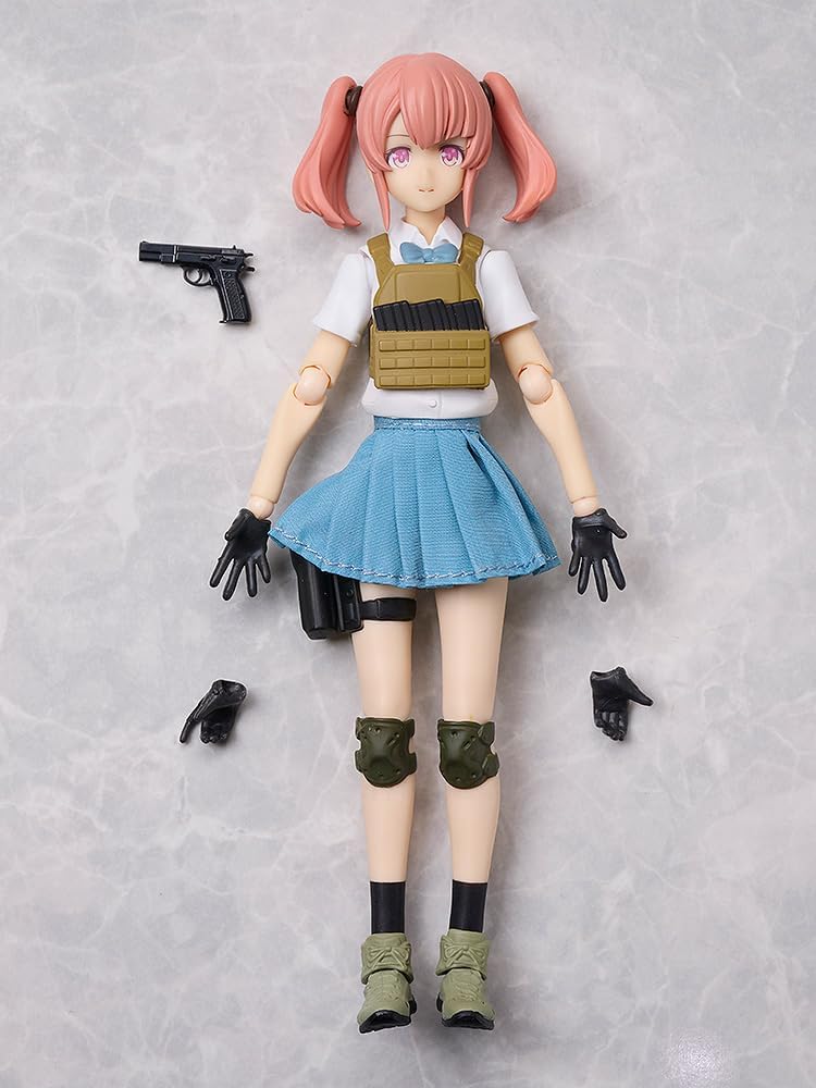 figma Little Armory JK Variant D Non-Scale Plastic Pre-painted Action Figure