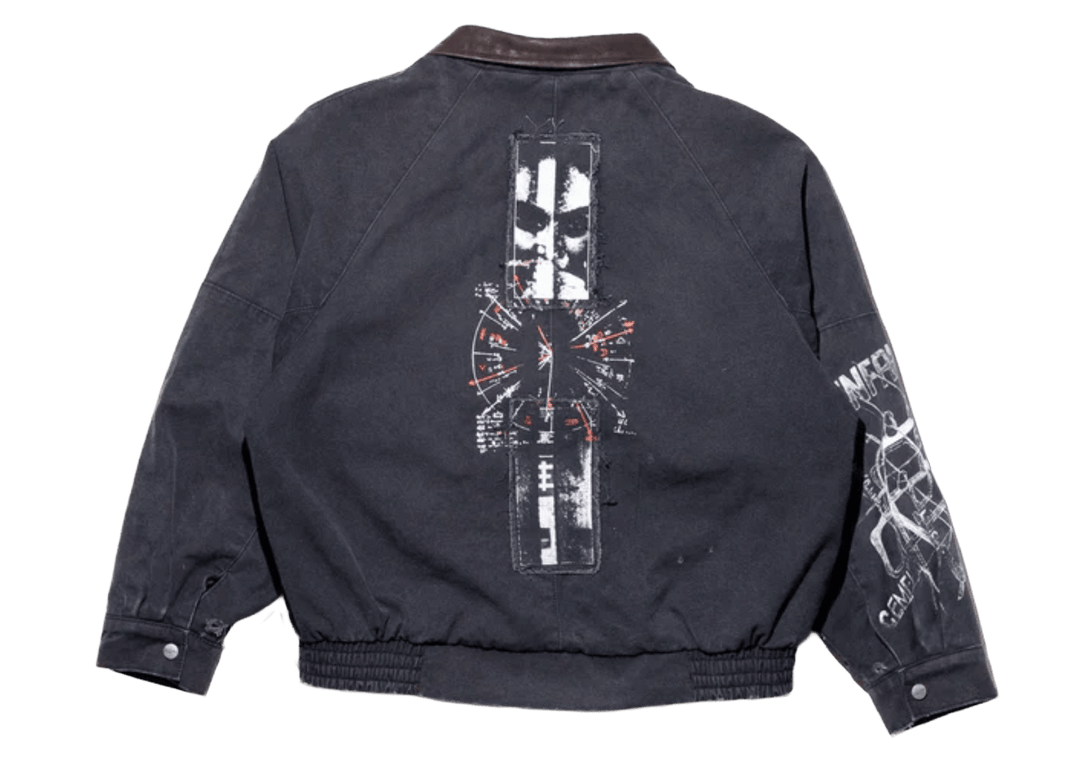 ENFANTS RICHES DÉPRIMÉS CONSTRUCTIVIST HUNTING JACKET FADED BLACK